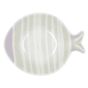 Boles con forma de pez decorado 15x13x4cm | KALEIDO | (4 uds) | Quid 5426578