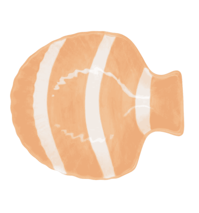 Boles con forma de concha de mar decorado 16x14x4cm | KALEIDO | (4 uds) | Quid 5426573