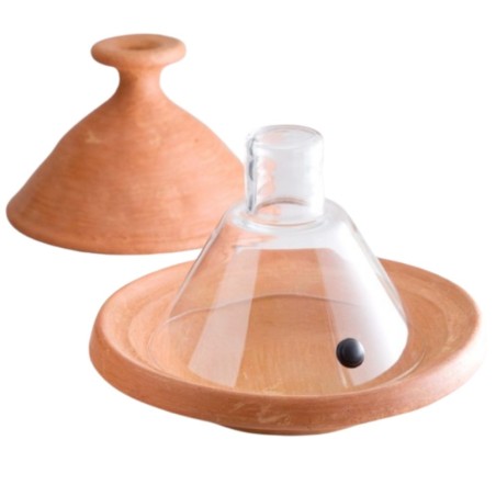 Campana Tajine Ø18 | Pack 6 uds con válvula | 100% Chef | Alium Pro