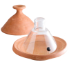 Campana Tajine Ahumado Ø18 cm | Con válvula conexión® | Pack 6 uds