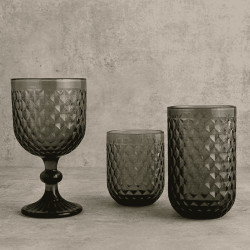 Vasos altos con relieve ELITE 40cl (6 uds) | Bidasoa | Alium Pro