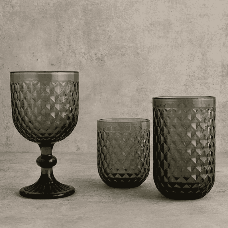 Vasos altos con relieve ELITE 40cl (6 uds) | Bidasoa | Alium Pro
