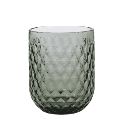Vasos bajos grises con relieve ELITE 26 cl (6 unidades) | Bidasoa 5427542