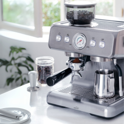 Cafetera Espresso Lacor 69428 | 1550W | 20 Bares | Molinillo Integrado