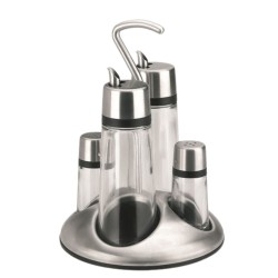 Vinagrera 4 Luxe Redonda | Acero Inox | Hostelería | Lacor 62464