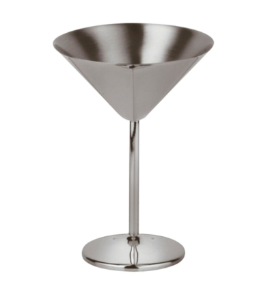 COPA MARTINI PLATEADA Ø12CM H.16.5CM 200ML SAMBONET 41494B00