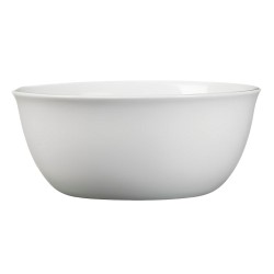 Bol ensaladas Glubel 20,5 cm | Porcelana blanca | 6 uds | Alium Pro