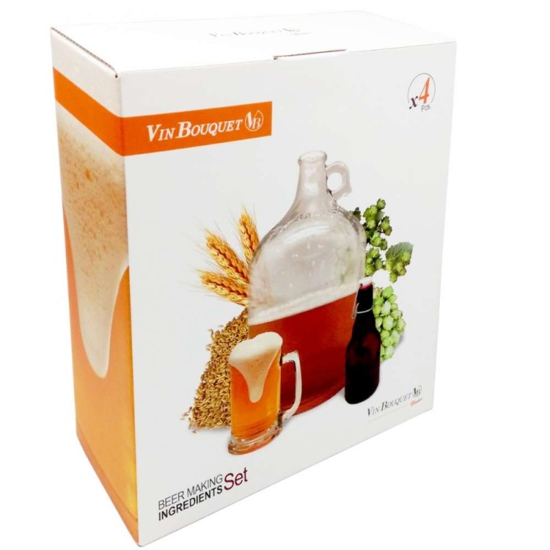 Kit Cerveza Casera 4 L | Reutilizable | Ideal Regalo | Alium Pro