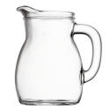 Jarra de vidrio con asa Bistrot 1 L | 6 uds