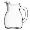 Jarra de vidrio con asa Bistrot 1 L | 6 uds