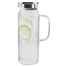 Jarra borosilicato con tapa 1,5 L | 6 uds | Ibili | Hostelería | Alium