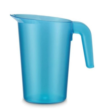 Jarra Apilable Azul 1 L | Policarbonato | Sin Tapa