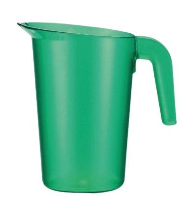 Jarra Apilable Verde 1 L | Policarbonato | Sin Tapa