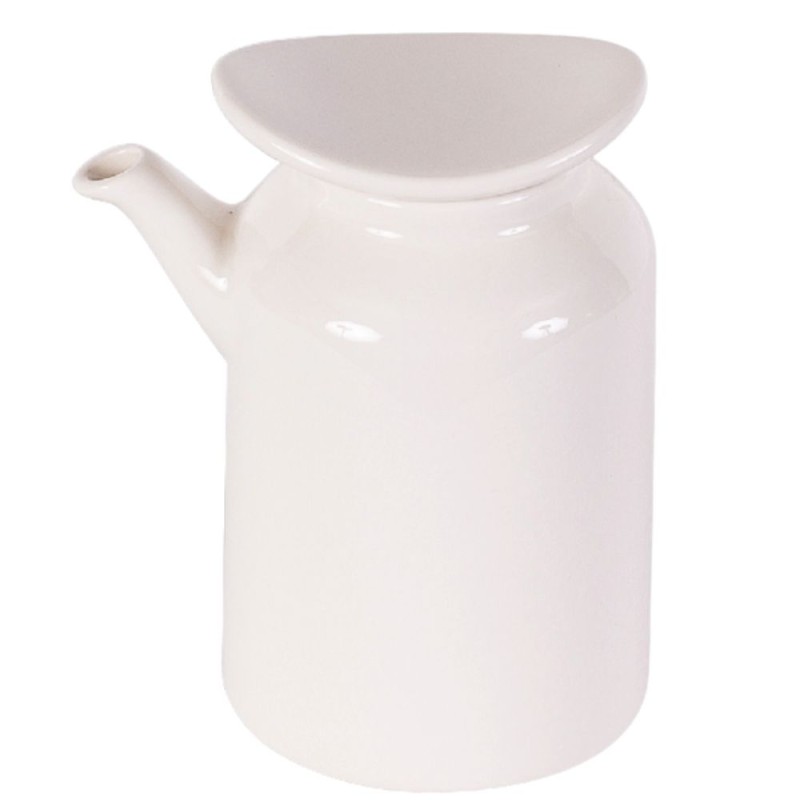 Tetera Porcelana Blanca 10 cl | Mabel con Tapa | Alium Pro