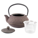Tetera hierro fundido colado infusionador 16x14x11cm 600ml 1.3kg Sakura 9437