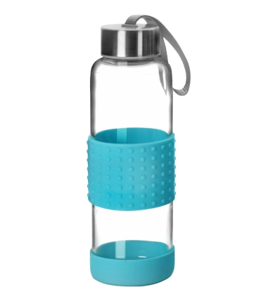 Botella SKY Azul Borosilicato | 0,36 l | 3 uds