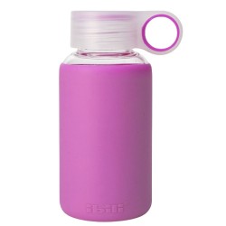 Botella Infantil 0,2 l Rosa | Borosilicato | Pack 9 uds | Alium Pro