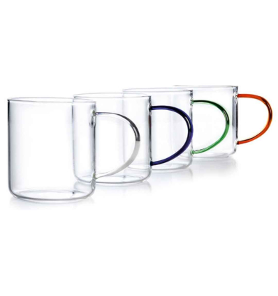 8 unidades de IBILI 623803 TAZA DE VIDRIO 300 ML