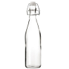 Botella de Cristal Vintage 0,5 L | Tapón Hermético | 6 uds