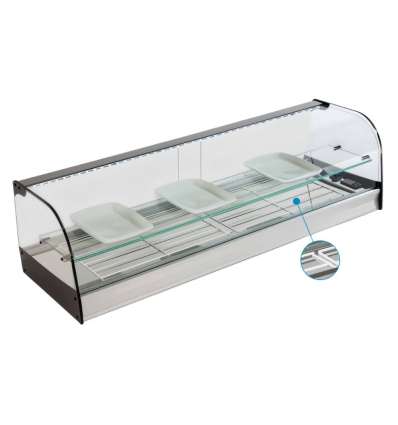 Vitrina Refrigerada FR-120E | Grupo Remoto | Estante Intermedio