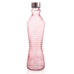 Botella Cristal LINE 1 L Tapón Rosa | 6 uds | Quid Hostelería