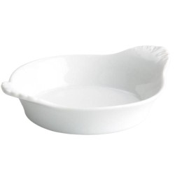 Plato Huevos Asa Porcelana 17x14,5 cm | Hostelería |  Alium Pro