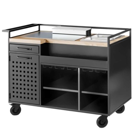 Carro de Cóctel Pujadas P90910 | Móvil | Hostelería | Alium Pro