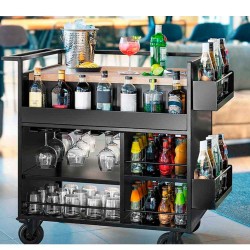 Carro de licores Pujadas P90930 | Hostelería móvil | Alium Pro