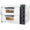 Horno Pizza Profesional Lecco 2 Cavidades | 3 kW | Piedra 40x40
