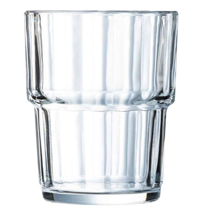Vasos agua apilables NORUEGA | 20 CL | 24 uds