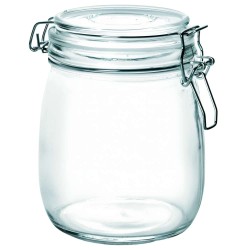 Tarros Vidrio 0,54 L con Cierre Clip | Hermético | Set 6