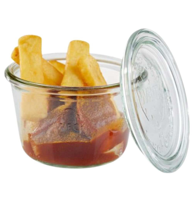 Mini Tarros Cristal 0,37 L con Tapa | Set 3 uds
