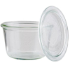 Mini Tarros Cristal 0,37 L con Tapa | Set 3 uds