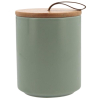 Tarro Cerámico Verde con Tapa 0,63 L | 6 uds