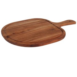 Tabla madera acacia 44x30 cm | Hostelería | Ideal pizza | 6 uds