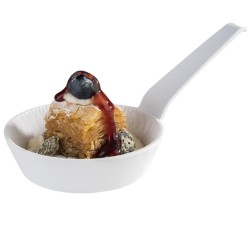 Mini Sartén Melamina Blanca | Tapas y Postres | APS 84776