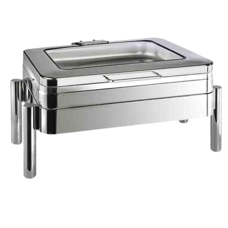 Chafing dish GN 1/1 tapa transparente inducción | Buffet| Alium Pro