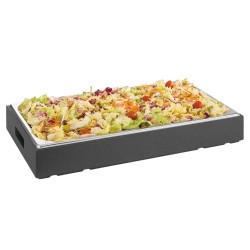 Expositor bandeja buffet GN 1/1 MDF negro | Hostelería| Alium Pro
