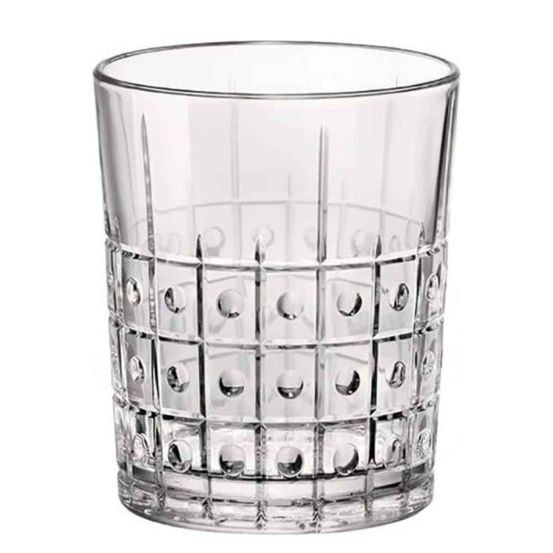 Vasos Bajos ESTE 30.3 cl | Diseño Geométrico | Bormioli Rocco (6 uds)