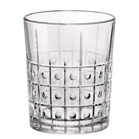 Vasos Bajos ESTE 30.3 cl | Diseño Geométrico | Bormioli Rocco (6 uds)