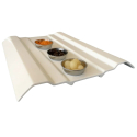 Bandeja expositor SLIDES con soporte para vasos Ø4 cm | 36 x 27,5 cm
