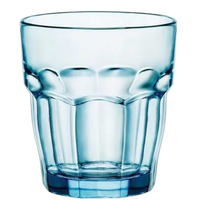 Vasos agua azul apilables ROCK BAR | 27 CL | 6 uds