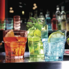 Vasos agua azul apilables ROCK BAR | 27 CL | 6 uds
