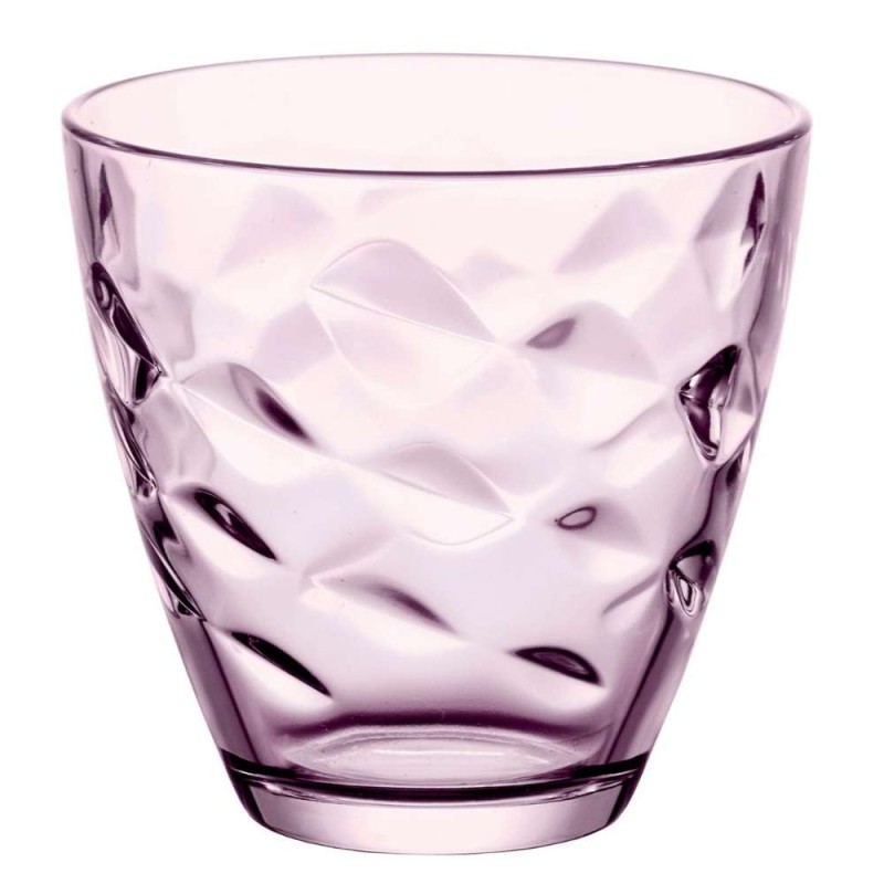 Vasos agua rosas FLORA 26 cl (6 uds) | Elegancia y calidad | Bormioli