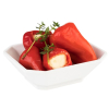 Mini bowl de melamina blanco. BL. 9.5X9.5X3 CM. 10 CL.