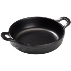 Cazuela Mini Redonda Ø14,5 cm | Melamina Negra | 12 uds | Pujadas