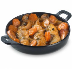 Cazuela Mini Redonda Ø14,5 cm | Melamina Negra | 12 uds | Pujadas