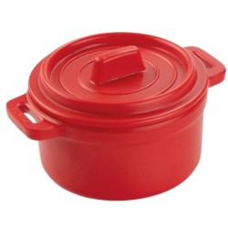 Mini Cacerola Roja con Tapa Ø10 cm | PUJADAS P23800R | Hostelería