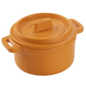 Mini Cacerola Redonda con Tapa Ø10 cm Amarilla