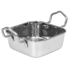 Mini Rustidera Cuadrada Acero Inox 11,5 cm | Caja 12 ud